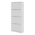 Shoes Shoe cabinet w. 4 tilting doors and 2 layers